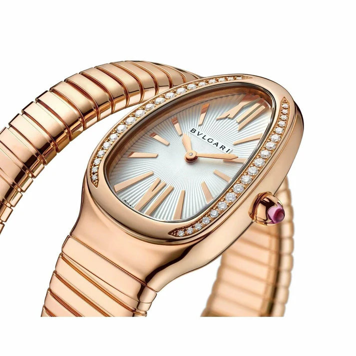 Bvlgari Serpenti Tubogas Or Rose Serti