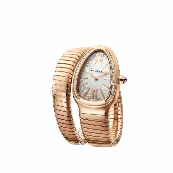 Bvlgari Serpenti Tubogas Or Rose Serti