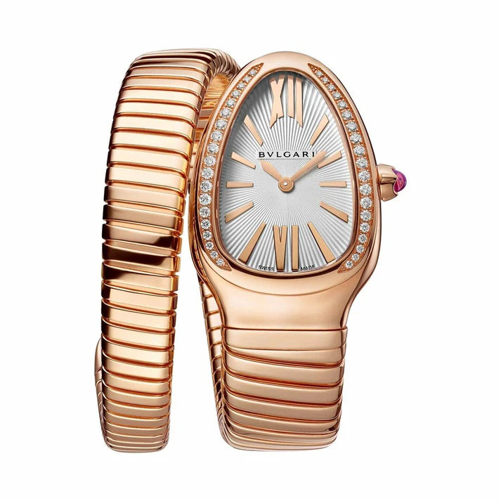 Bvlgari Serpenti Tubogas Or Rose Serti