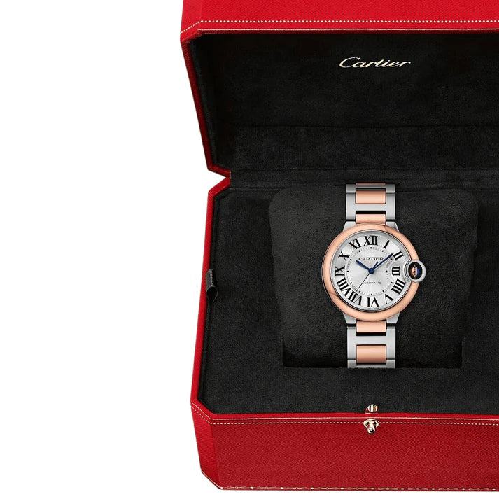 CARTIER Ballon Bleu Argenté/or rose