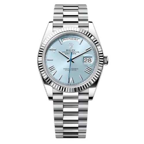 Rolex Day-Date 40 228236 Platinum Ice Blue